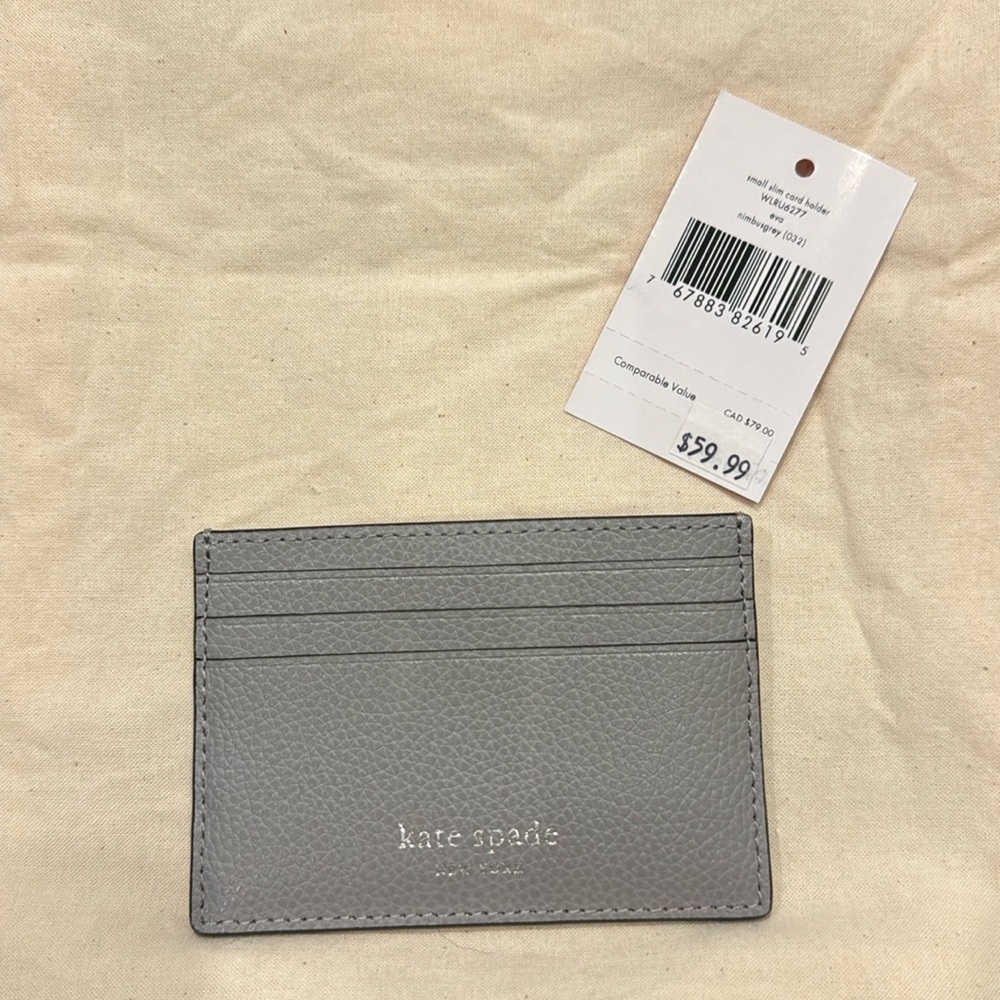 Kate Spade Grey Card Case